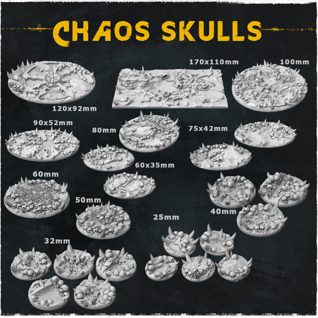 Filthy Casual Chaos Skulls