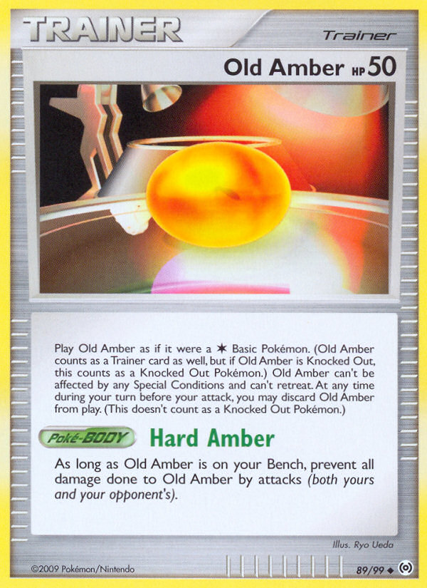 Old Amber (89/99) [Platinum: Arceus]