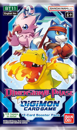Digimon Card Game BT-11 Dimensional Phase Booster