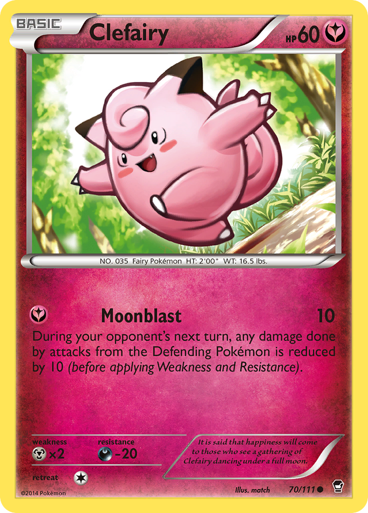 Clefairy (70/111) [XY: Furious Fists]
