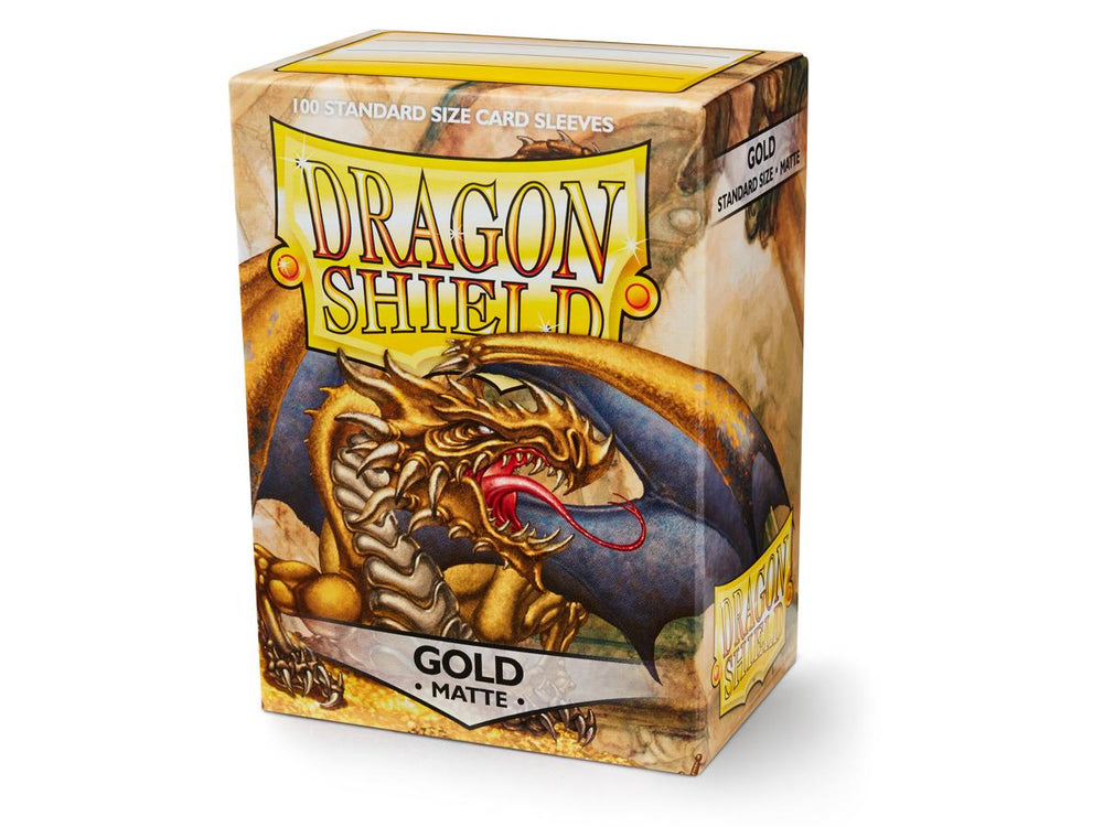 Dragon Shield Matte - Gold (100 ct. in box)