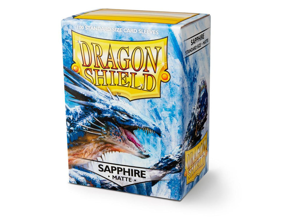 Dragon Shield Matte - Sapphire  (100 ct. in box)