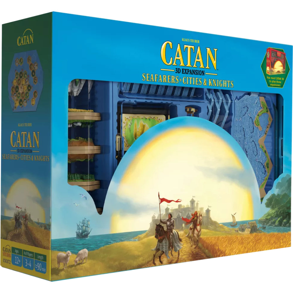 Catan 3D Edition - Seafarers + Cities & Knights Expansion