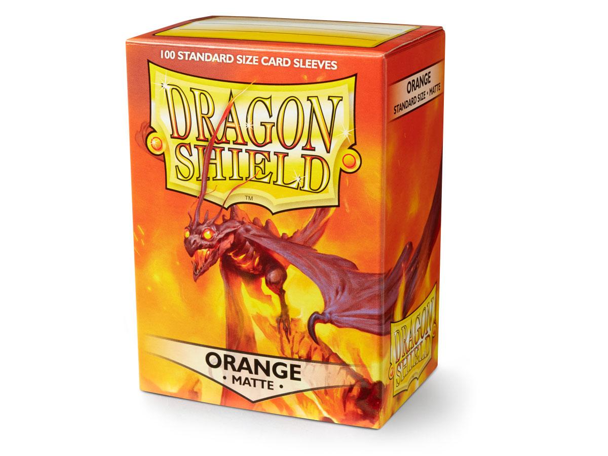 Dragon Shield Matte - Orange (100 ct. in box)