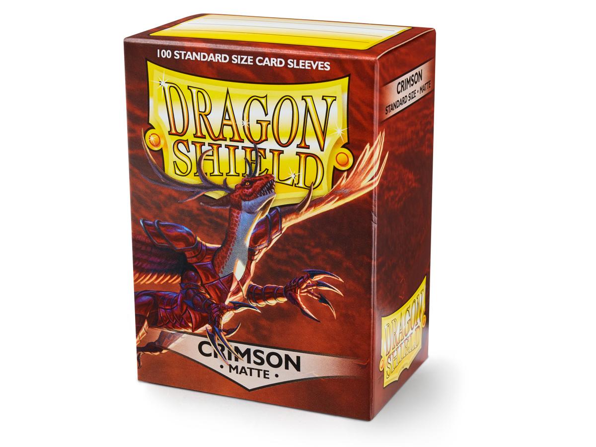 Dragon Shield Matte - Crimson (100 ct. In bag)