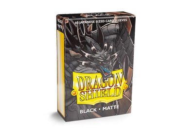 Dragon Shield Matte Japanese Sleeves - Black (60 ct. In box)