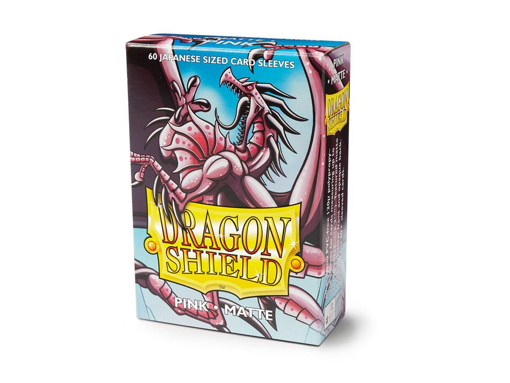 Dragon Shield Matte Japanese Sleeves - Pink (60 ct. In box)