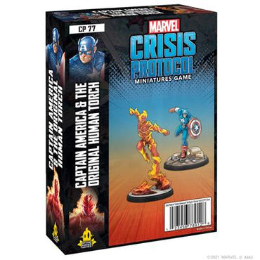 Marvel Crisis Protocol - Captain America & Human Torch