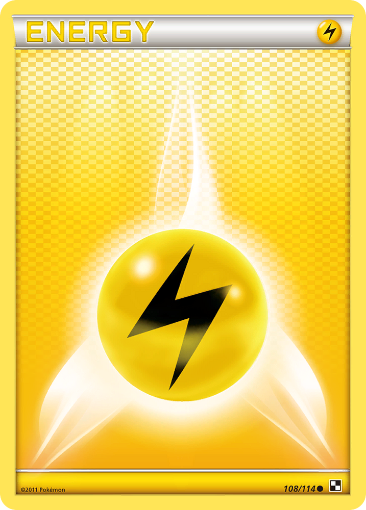 Lightning Energy (108/114) [Black & White: Base Set]