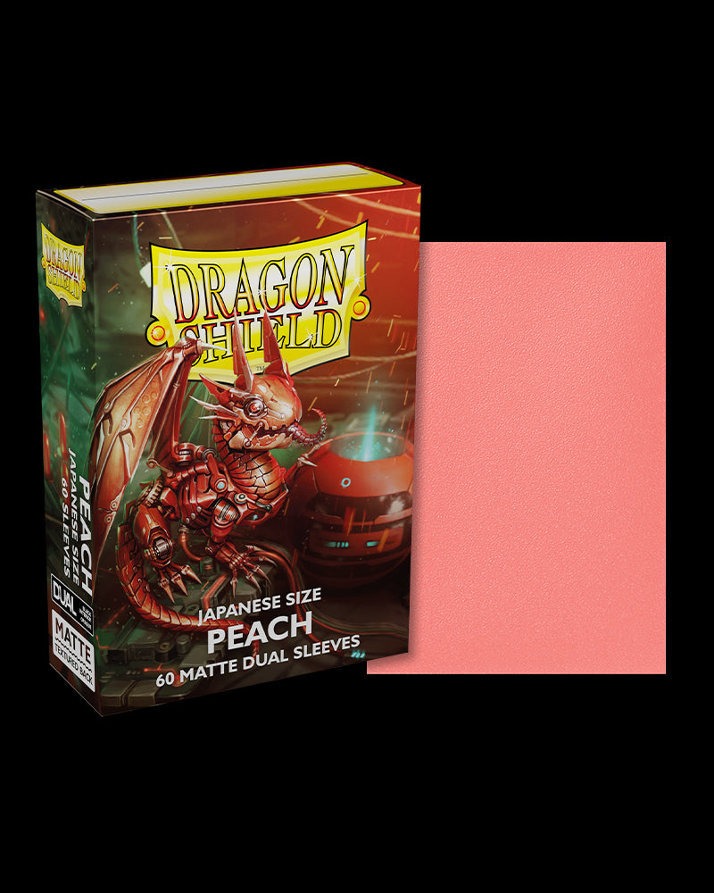 Dragon Shield Sleeves Japanese size: Dual Matte Peach