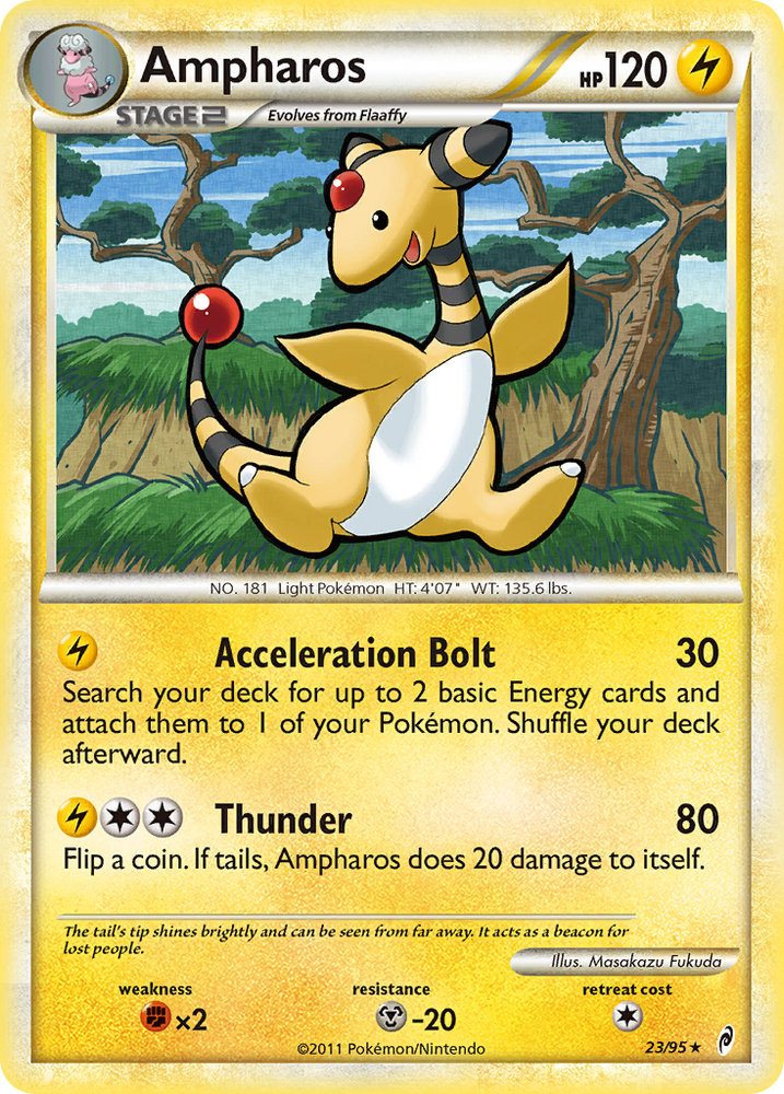 Ampharos (23/95) [HeartGold & SoulSilver: Call of Legends]