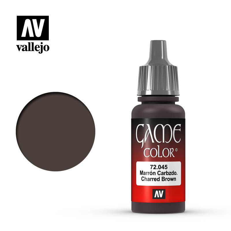 GAME COLOR 72.045 CHARRED BROWN 17ML