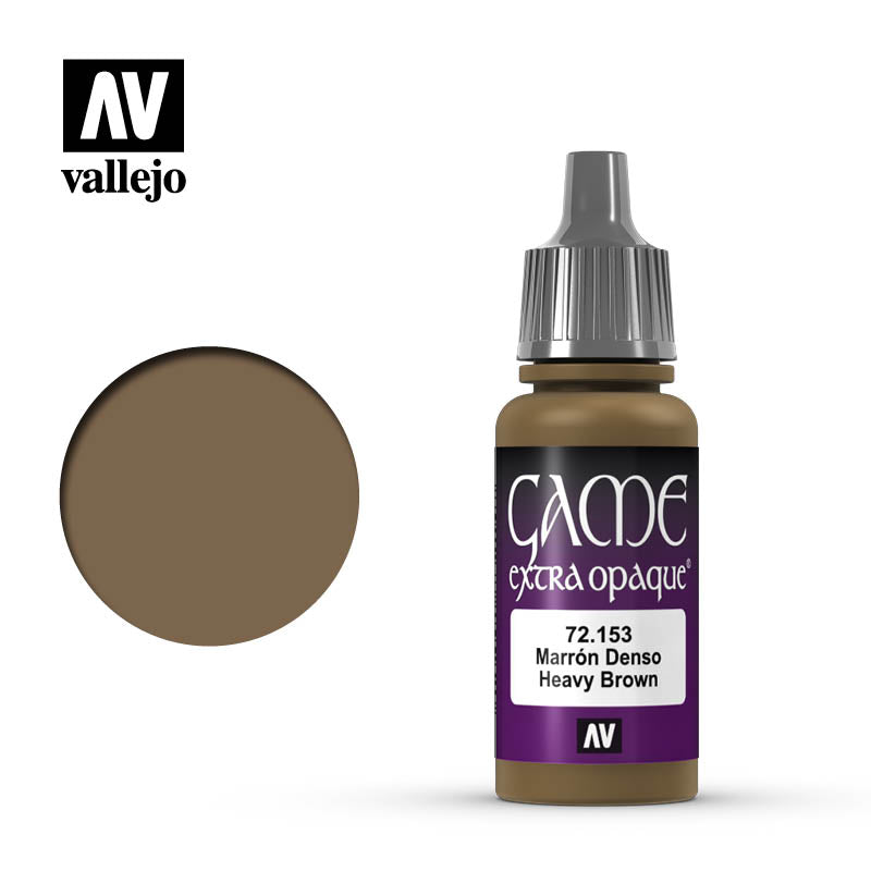 GAME COLOR EXTRA OPAQUE 72.153 HEAVY BROWN 17ML