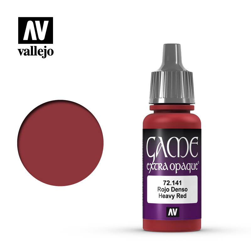 GAME COLOR EXTRA OPAQUE 72.141 HEAVY RED 17ML