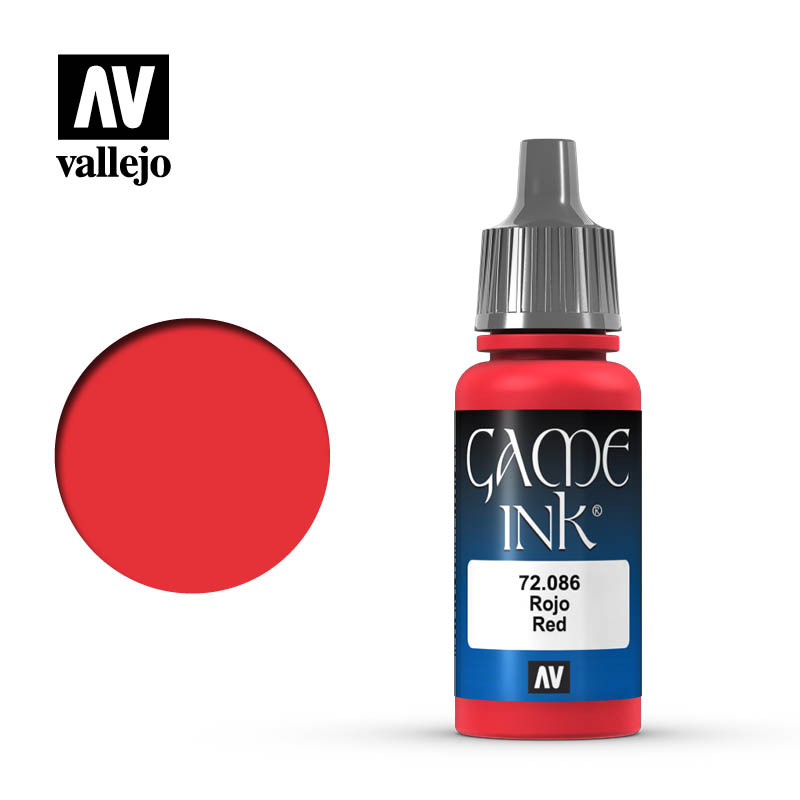 GAME COLOR 72.086 RED INK 17ML