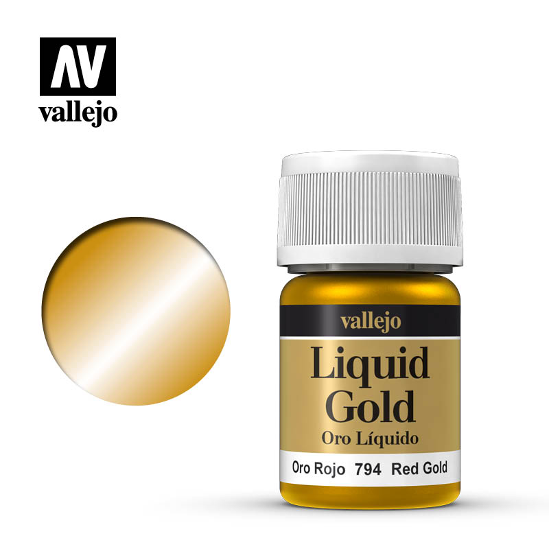 MODEL COLOR LIQUID GOLD 70.794 RED GOLD 35ML (ALCOHOL BASED)