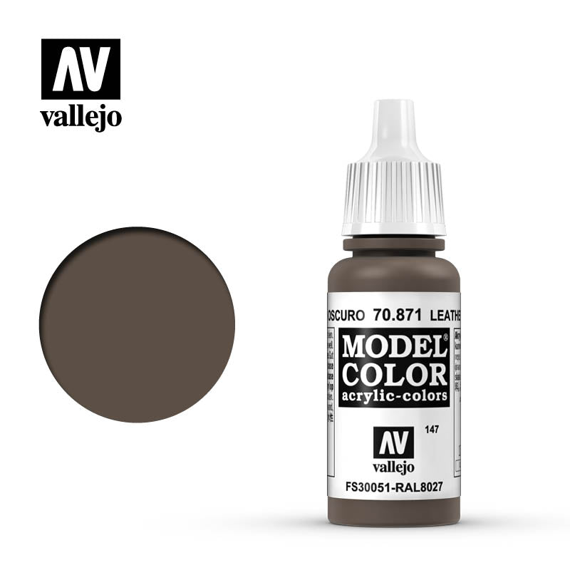 MODEL COLOR 70.871 LEATHER BROWN 17ML