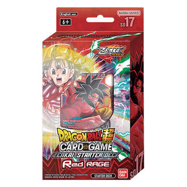 Dragon Ball Super Zenkai Series Starter Deck Red Rage (SD17) (ORDER ON DEMAND)